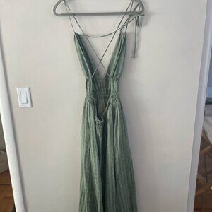 Tagless Womens' Olive Green Linen Dress - As New!